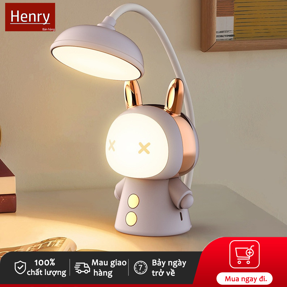 Hoạt Hình Đèn LED Để Bàn Gấp Sạc Bảo Vệ Mắt Đèn Bàn Học Sinh Trẻ Em Đèn Bàn Đèn Ngủ Đèn Ngủ