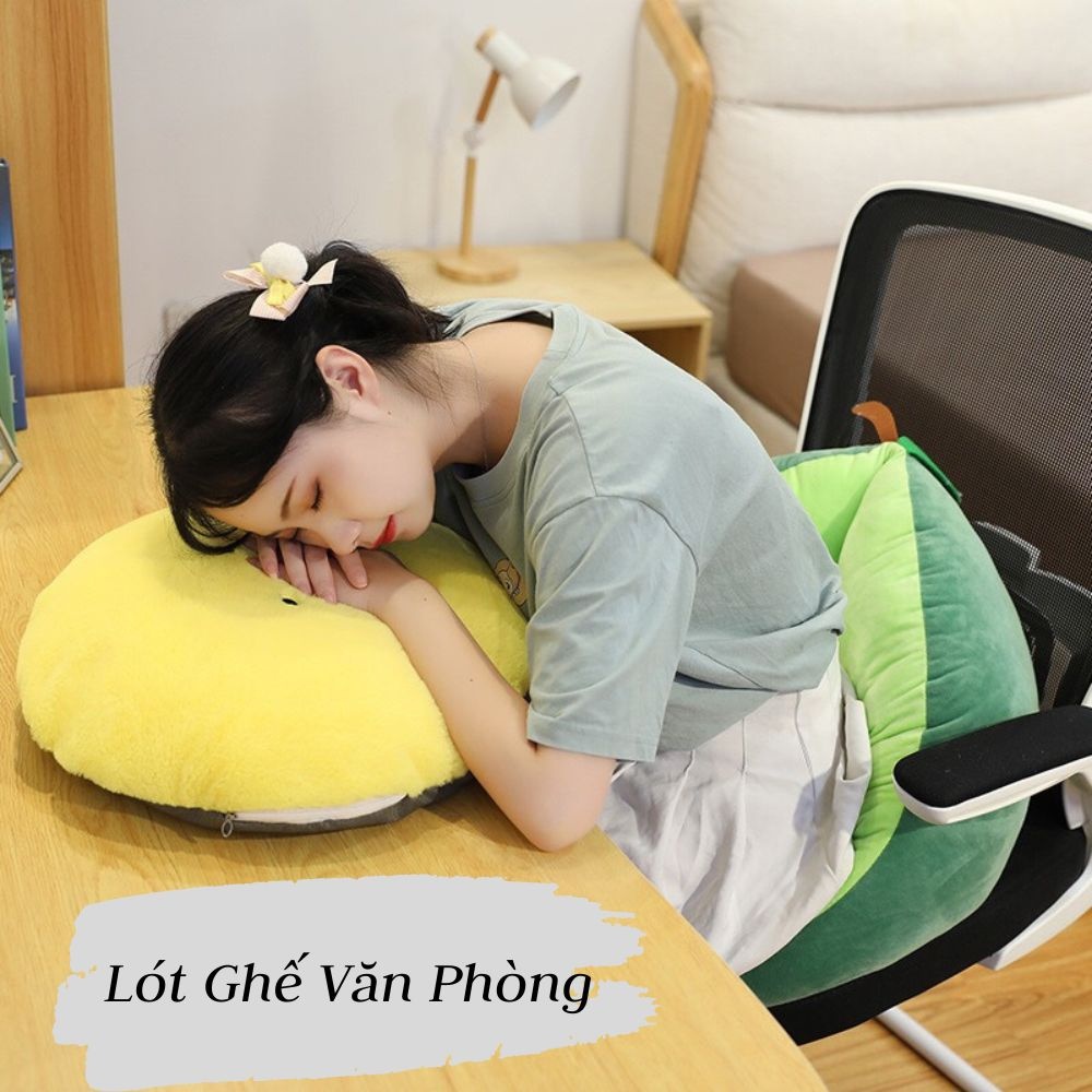 Ghế bệt, ghế lười mini cho bé hình trái bơ dễ thương decor trang trí phong cách Hàn Quốc