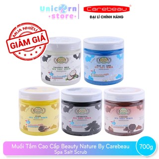 Muối Tắm Cao Cấp Beauty Nature By Carebeau Spa Salt Scrub 700g