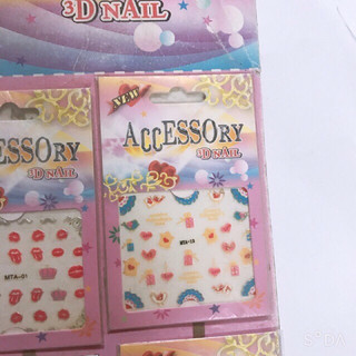 1 bộ sticker dán móng tay