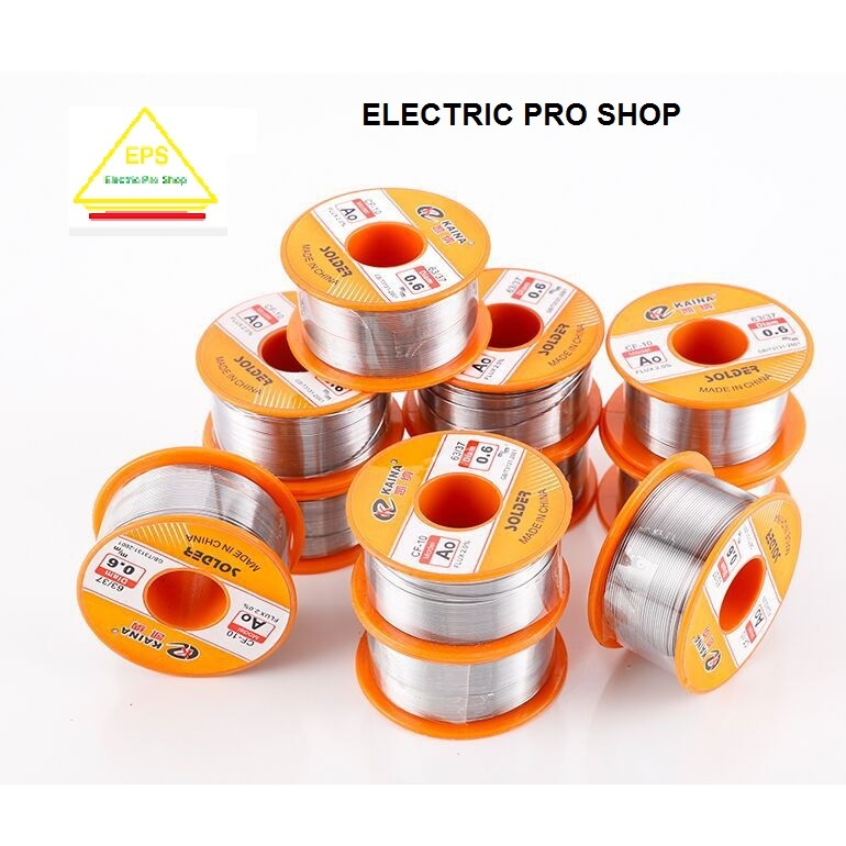 Thiếc hàn SOLDER KAINA OK chì hàn giá rẻ hàng tốt nhẹ lửa cuộn 100 gam