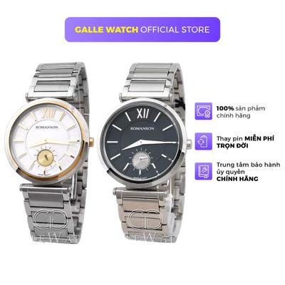 Đồng hồ nam Romanson TM3238 mặt kính Mineral, chống nước 3 ATM, dây thép đeo tay thời trang, thanh lịch