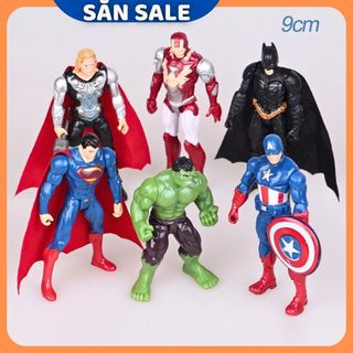 Mô Hình Đồ Chơi 06 Nhân Vật Siêu Anh Hùng Marvel Iron Man Phát Sáng