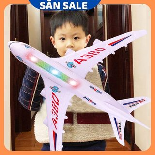 Máy bay a380 size 45cm biết hát , phát nhạc cỡ lớn