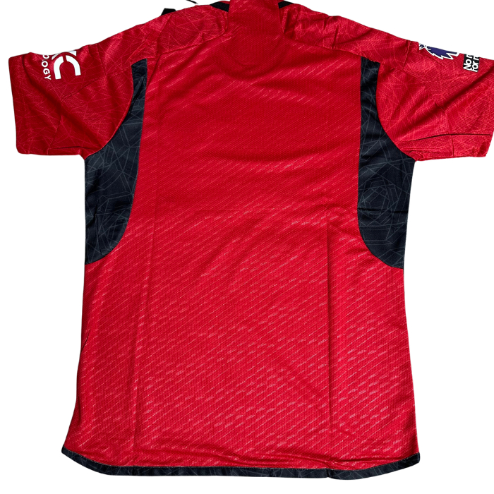Áo bóng đá Player CLB MU sân nhà - Mùa giải 2023/2024 - Vải gai Thái độ bền cao, khô thoáng - Áo màu đỏ truyền thống