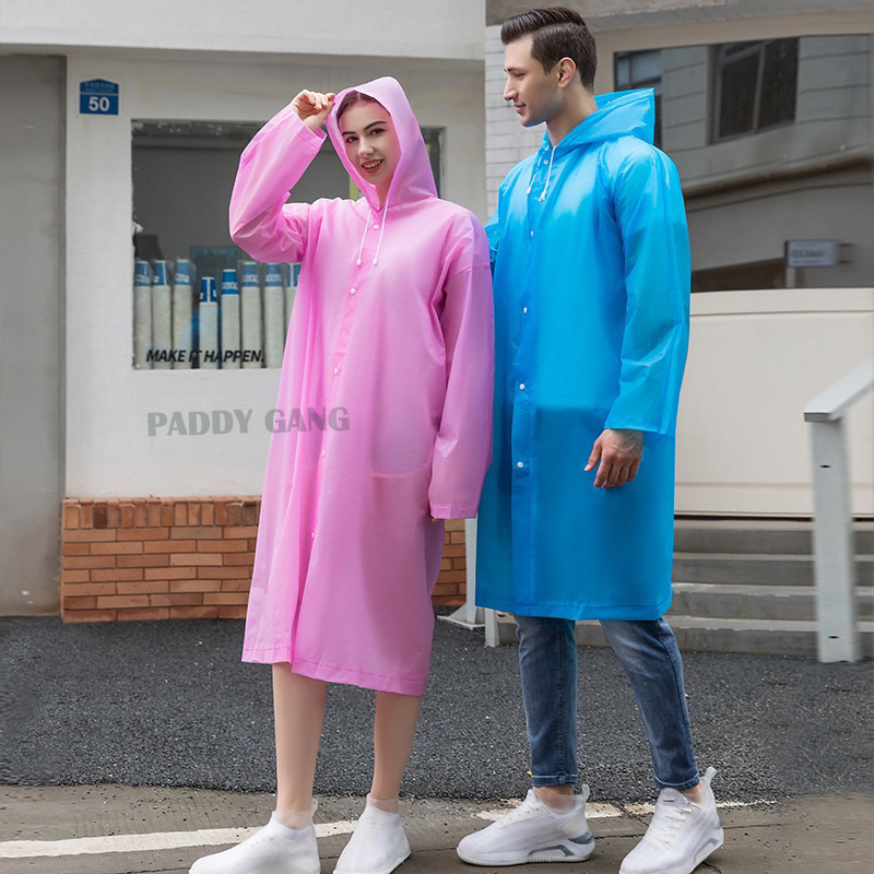 Áo Mưa Đi Xe Máy Chống Nước, Áo Mưa Măng Tô, Áo Mưa Bộ Người Lớn 2 Đầu Chống Thấm