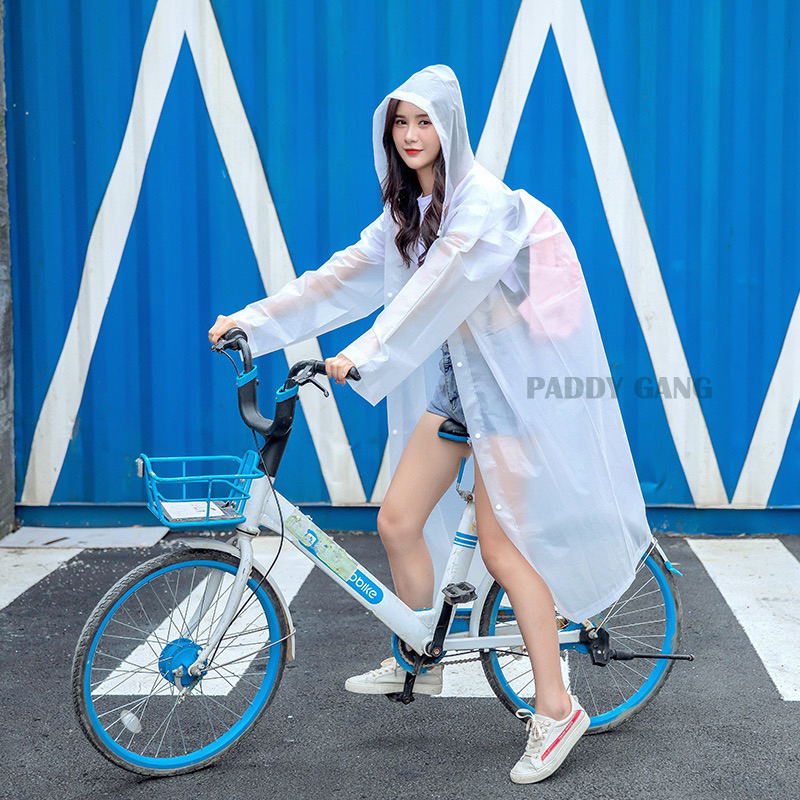 Áo Mưa Đi Xe Máy Chống Nước, Áo Mưa Măng Tô, Áo Mưa Bộ Người Lớn 2 Đầu Chống Thấm