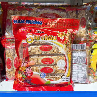 Kẹo lạc, kẹo sìu châu nam định chính hãng loại 1 gói 360g/200g