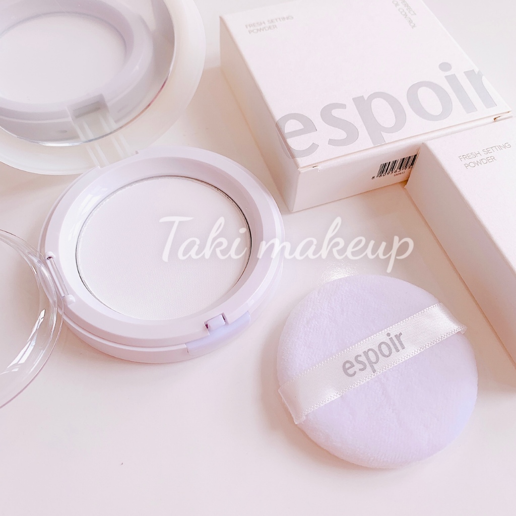 Phấn Phủ Espoir Pro Tailor Be Glow Sheer +Fresh Setting Perfect Oil Control  Powder