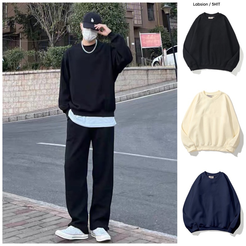 Áo Sweater form rộng chất nỉ Hàn