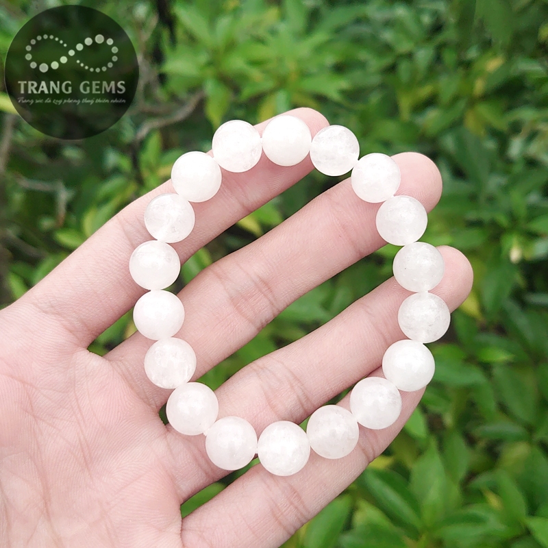 Vòng tay thạch  trắng