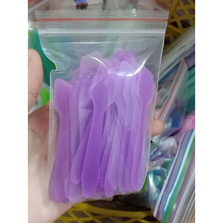 100 muỗng múc kem [Màu tím trong]