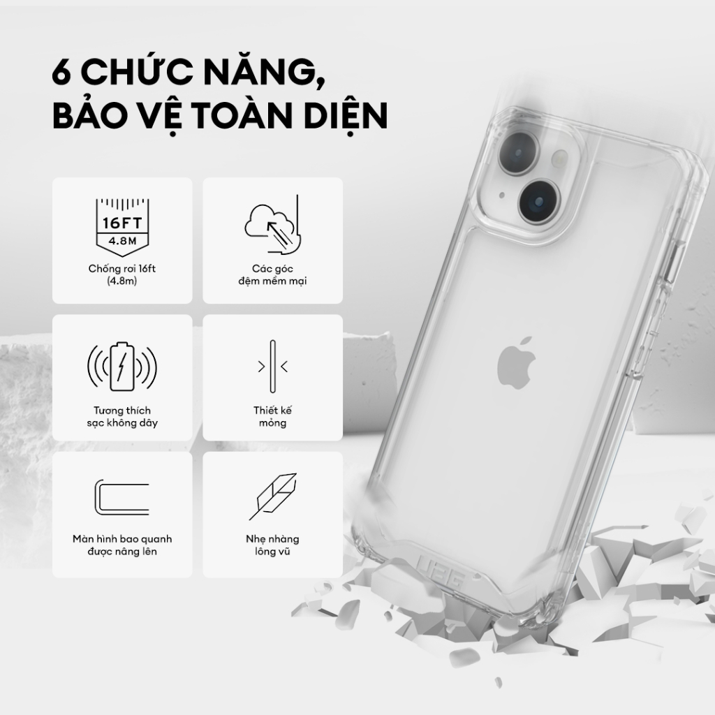 Ốp Lưng Chống Sốc UAG Plyo Cho iPhone 15 Plus [6.7 INCH]