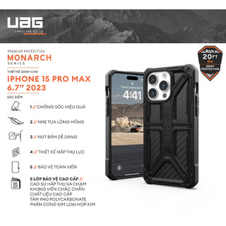 Ốp Lưng Chống Sốc UAG Monarch Cho iPhone 15 Pro Max [6.7 INCH]