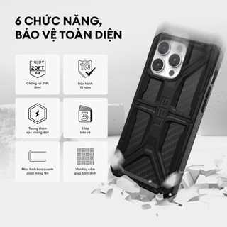 Ốp Lưng Chống Sốc UAG Monarch Cho iPhone 15 Pro Max [6.7 INCH]