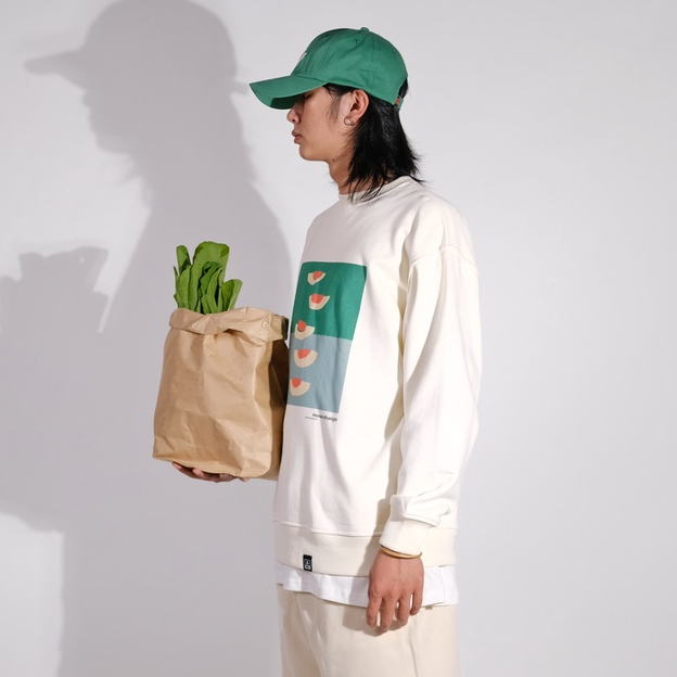 MONATA BLUELIGHT EGG - Áo Sweater nỉ unisex 420gsm