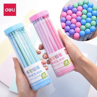 Bút chì deli hb 2b chính hãng mã s928 s929 màu sắc dễ thương vpp