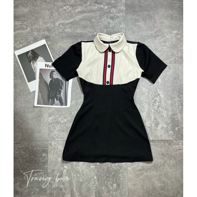 Váy cổ sen gucciii dáng A siêu xinh