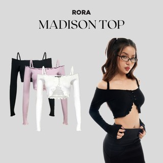 Áo Croptop Hai Dây Braids Nút Gài Thời Trang MADISON TOP - RORA