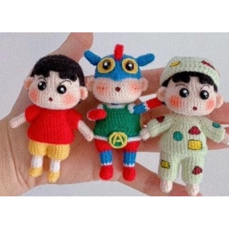 Búp bê len móc- Shin cậu bé bút chì- vô tri
