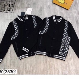 Áo Khoác Nam Áo Khoác Bomber Chất Liệu Nỉ Bông Dày In Phối Da MENFASHION 1989 MJK 037