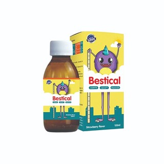 Canxi Bestical vitamin d3k2, canxi sinh học cho bé phát triển chiều cao, xương răng chắc khỏe - Lọ 120ml