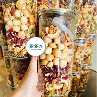 Ngũ cốc Granola Siêu Hạt Không Yến Mạch Nướng Mật Ong (500Gr) ăn kiêng healthy, eatclean, ăn chay