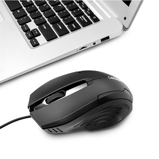 Chuột quang Optical có dây dùng cho máy tính, laptop giá rẻ, kết nối qua cổng USB thật tiện lợi