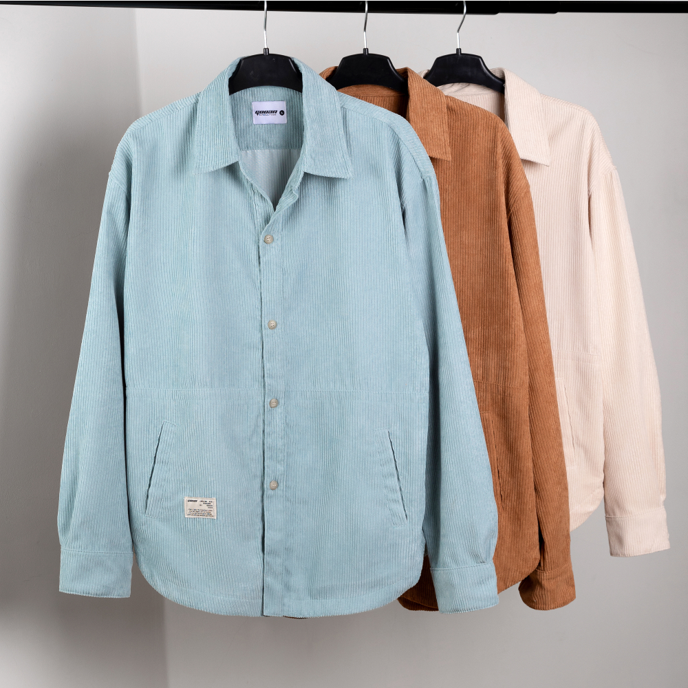 Áo Sơ Mi Nhung Tay Dài Gooan Limits