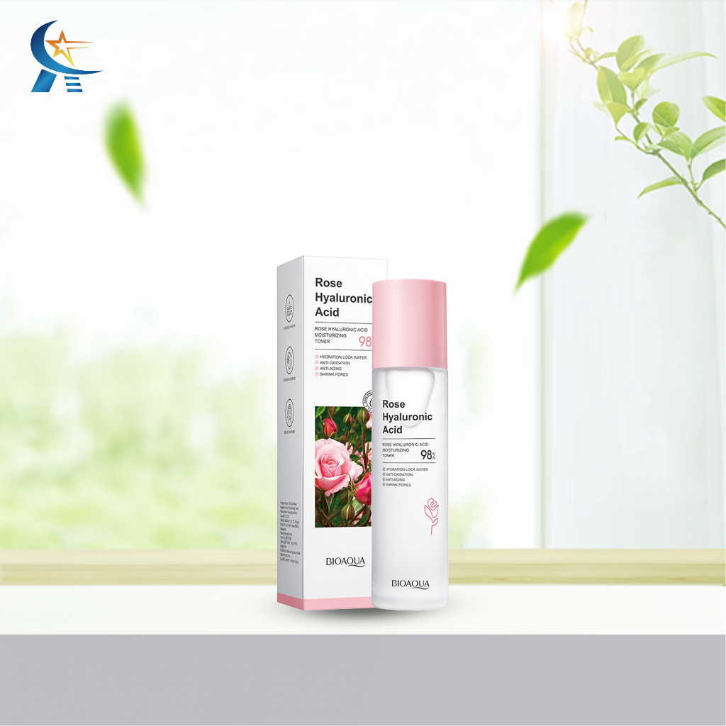Tinh chất hoa hồng Bioaqua Hyaluronic acid dưỡng ẩm làm sáng da chống lão hóa thu nhỏ lỗ chân lông Trung Việt Cosmetics