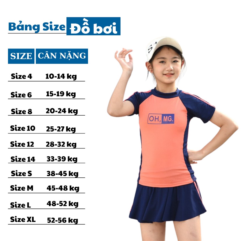 Bộ Bơi Váy Cao Cấp Hãng DollarKids cho Bé Gái Từ 3 Tuổi