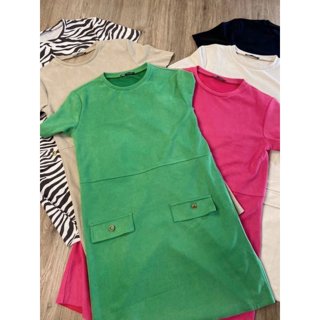 Đầm suông Za.rra Cambo xuất xịn trendy sành điệu