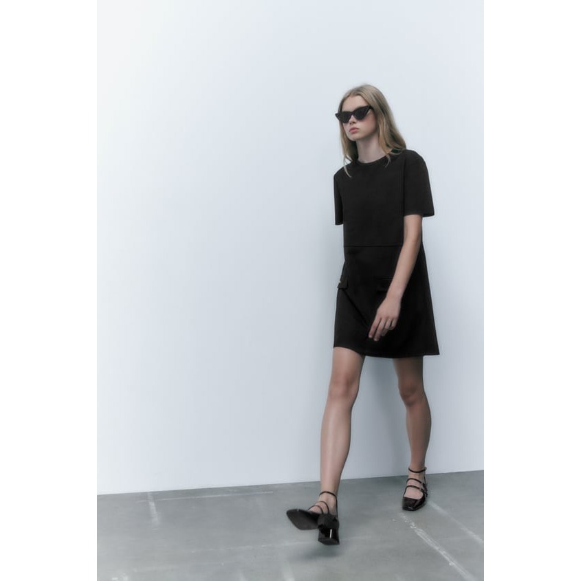 Đầm suông Za.rra Cambo xuất xịn trendy sành điệu