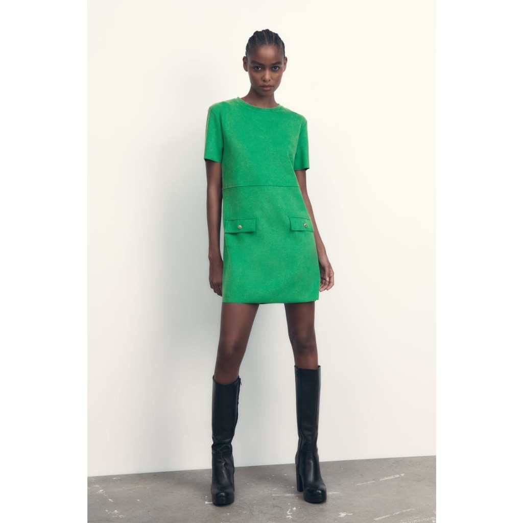 Đầm suông Za.rra Cambo xuất xịn trendy sành điệu