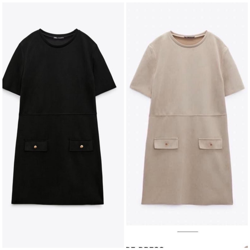 Đầm suông Za.rra Cambo xuất xịn trendy sành điệu