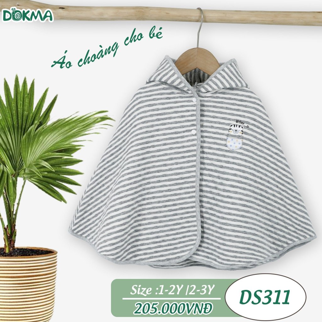 Dokma - Áo choàng trần bông đa năng chất siêu đẹp 1-3y