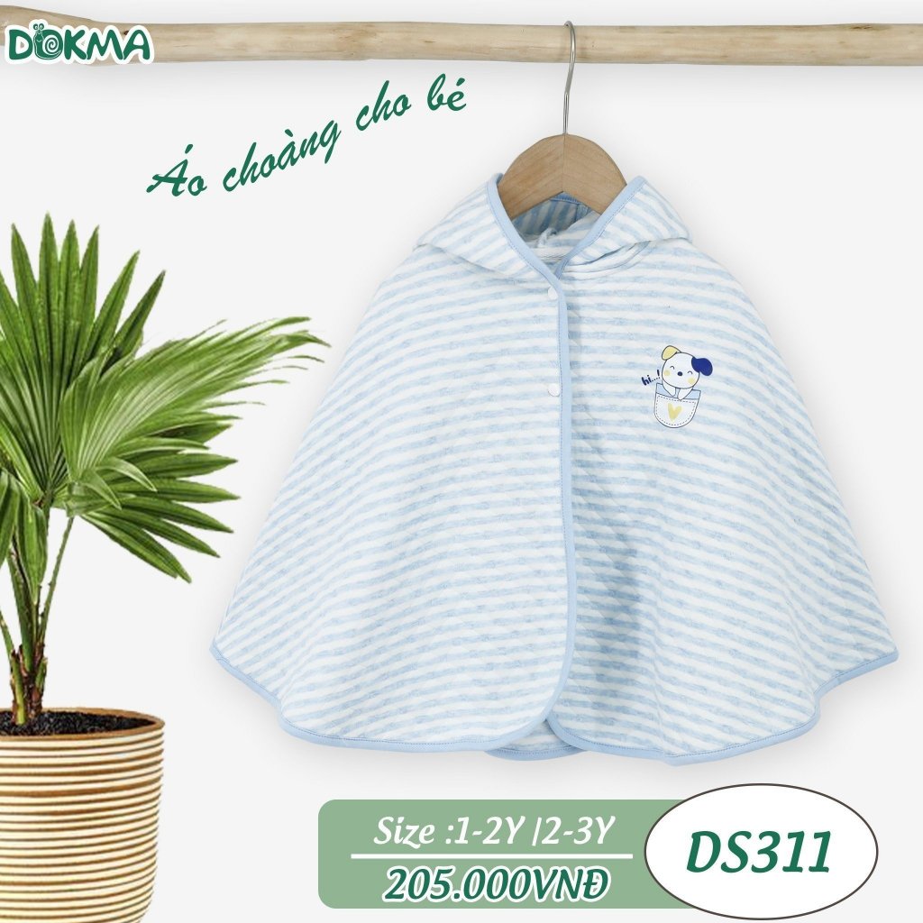Dokma - Áo choàng trần bông đa năng chất siêu đẹp 1-3y