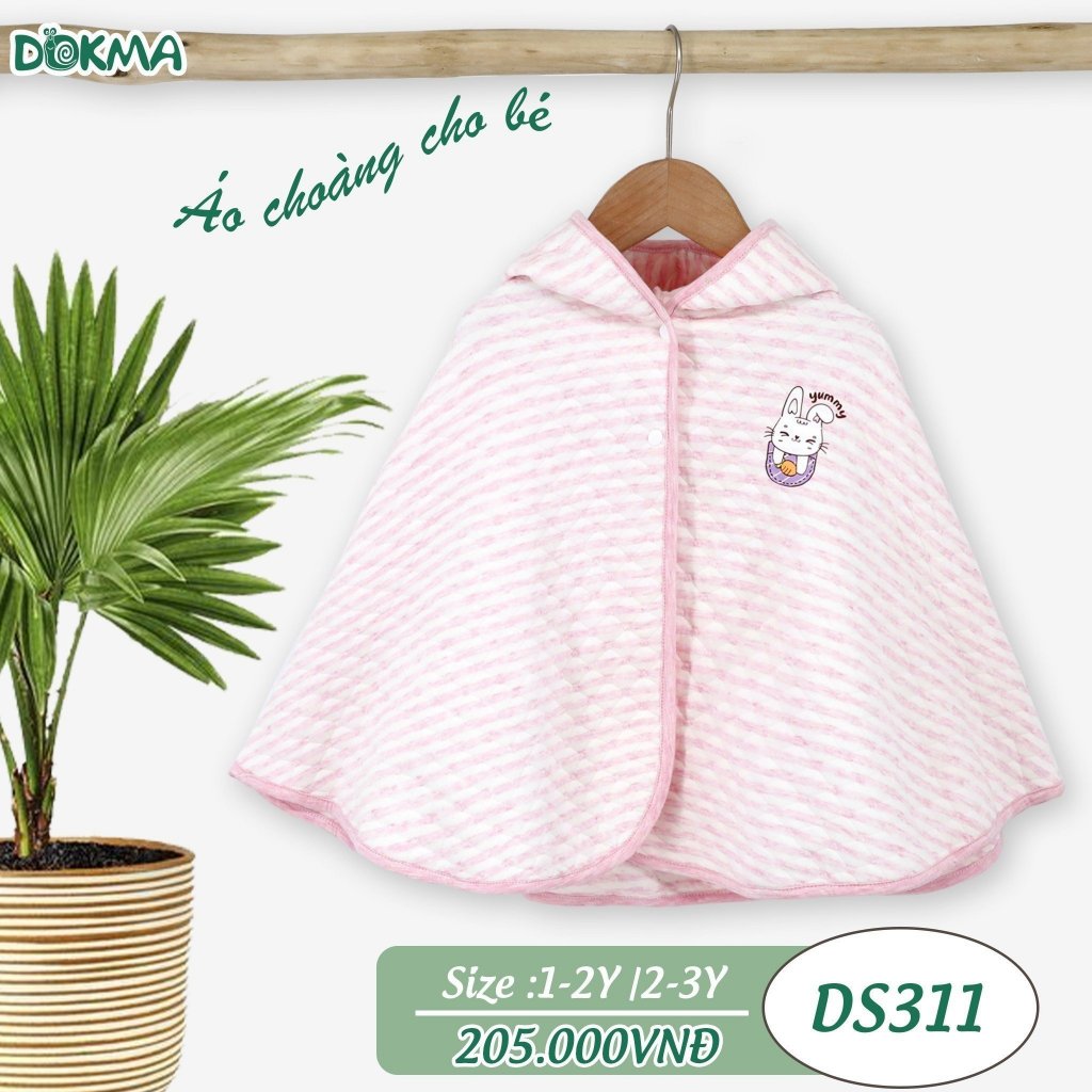 Dokma - Áo choàng trần bông đa năng chất siêu đẹp 1-3y