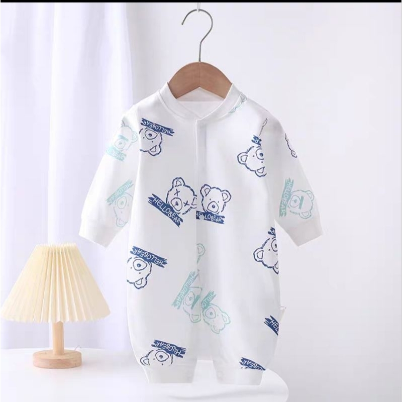 Body dài tay cho bé trai/ bé gái chất liệu 100% cotton