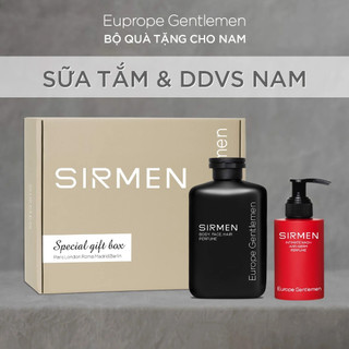 Combo LYON EUROPE gồm Sữa tắm gội nam 350g & Dung dịch vệ sinh nam 100g nguyên liệu châu Âu SIRMEN