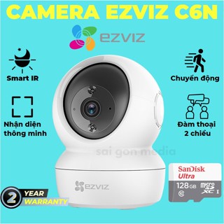 Hình ảnh Camera wifi Ezviz C6N 1080P xoay 360 độ, theo dõi chuyển động, đàm thoại 2 chiều - Hàng chính hãng, bảo hành 2 năm chính hãng