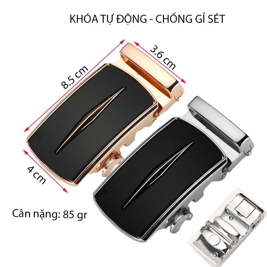 Thắt lưng nam cao cấp Menwis S05, dây nịt nam da bò 1 lớp bản 3,5 cm mặt khóa chống gỉ sét BH 12 tháng - dây nịch