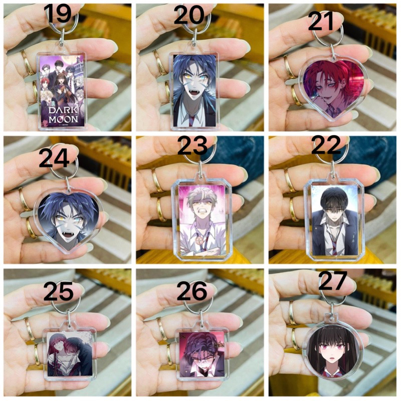 Móc treo khoá hình Dark Moon the blood altar / Móc khoá Dark Moon the blood altar yaoi