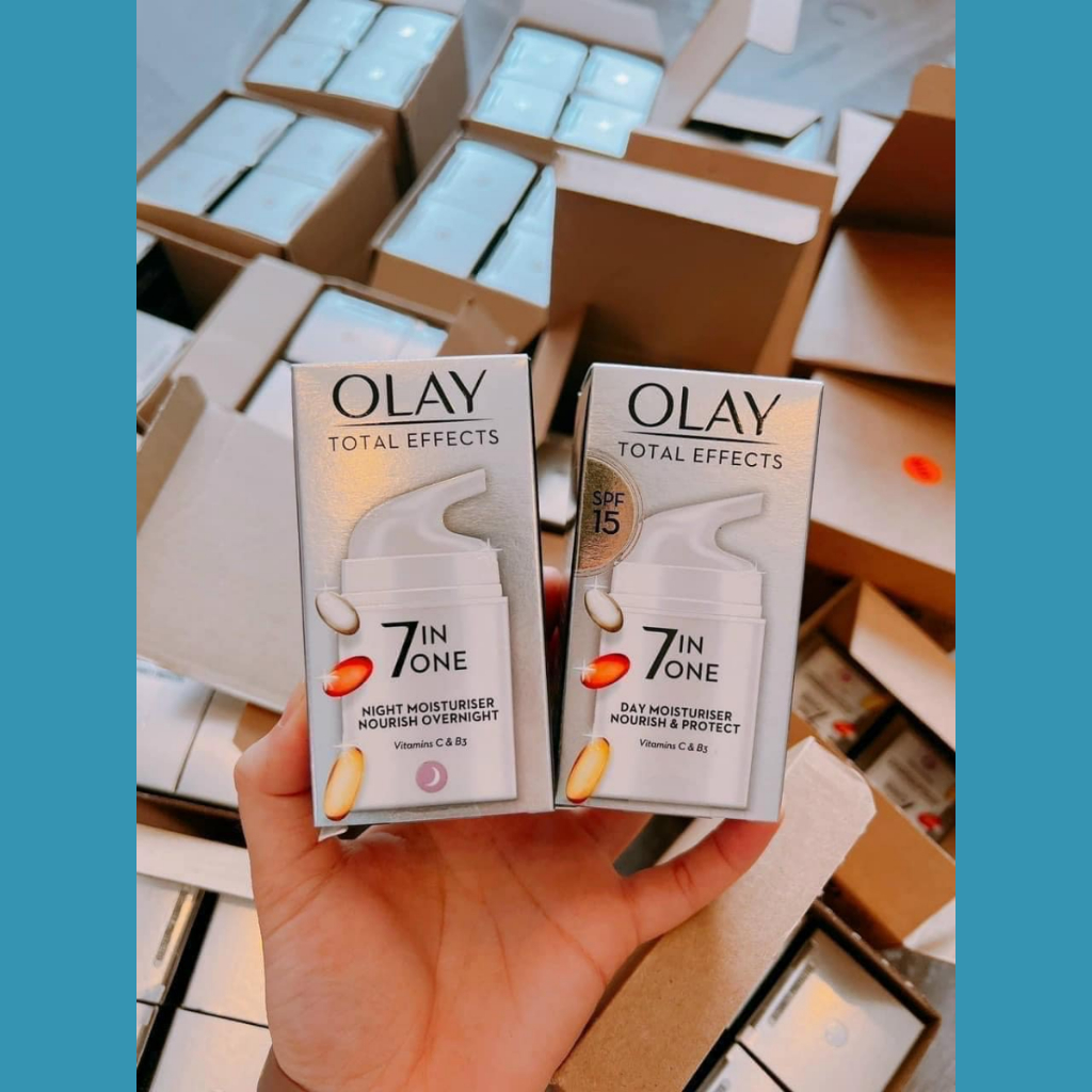 Kem Dưỡng Olay Total Effects 7 in 1 Ban Đêm Chống Lão Hóa Da USA