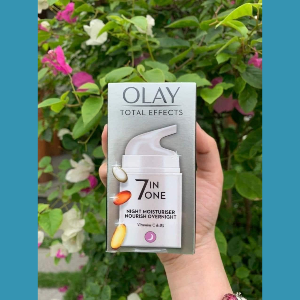 Kem Dưỡng Olay Total Effects 7 in 1 Ban Đêm Chống Lão Hóa Da USA