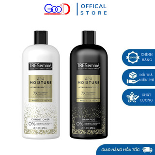 Dầu Gội Dầu Xả Tresemme Mỹ 828ml Tóc Đẹp Chuẩn Salon