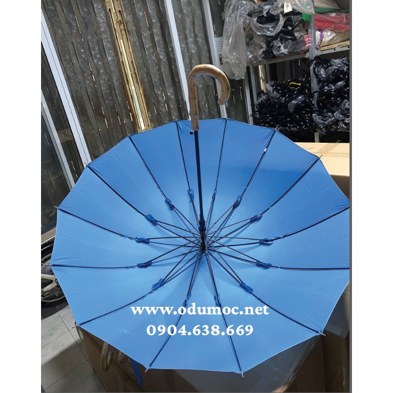 Ô Dù Che Nắng Tự Động 14 Xương Cán Gỗ Móc J Phong Cách Nhật Bản