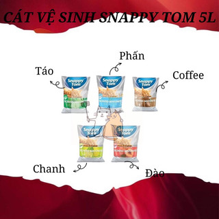 Cát vệ sinh Snappy Tom 5L cho mèo
