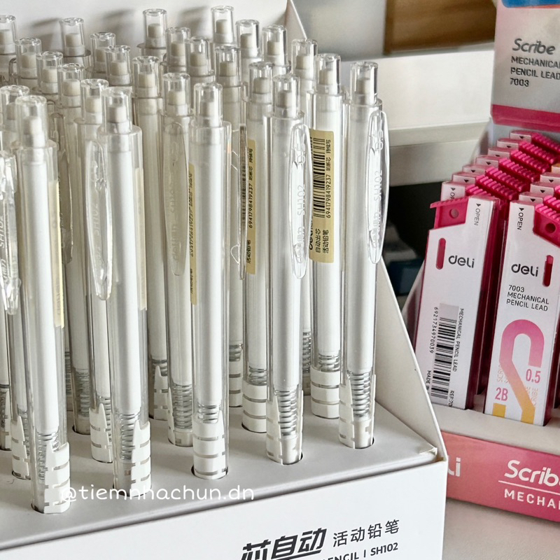 BÚT CHÌ KIM VÀ HỘP KIM DELI BASIC NGÒI 0.5mm  - tiệm nhà chun