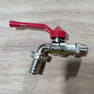 Vòi nước tay gạt Sanwa vòi gạt đồng phi 15 tặng băng tan